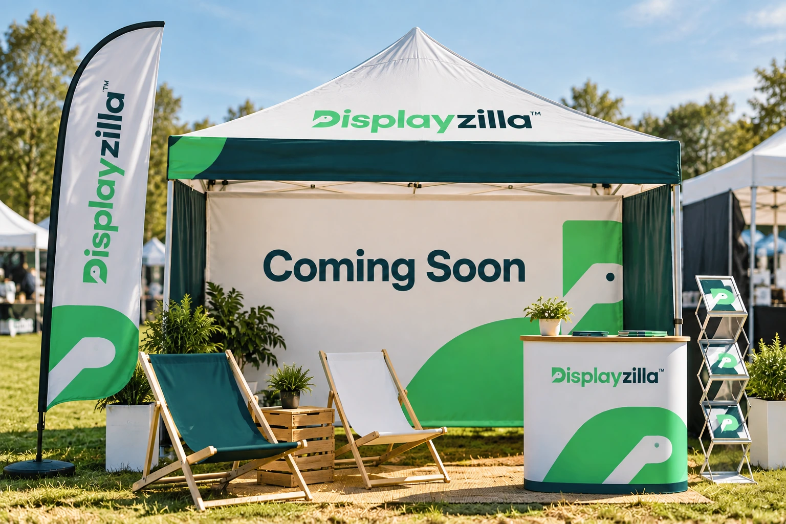 Coming soon - Pop Up Displays