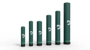 Inflatable sealed air totem