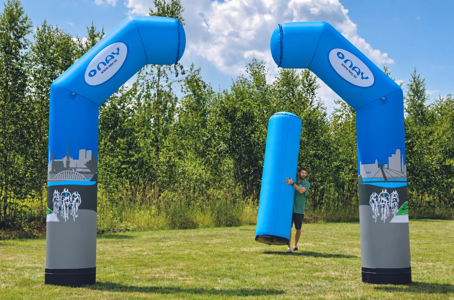 Inflatable Sealded Air Arch 4in1